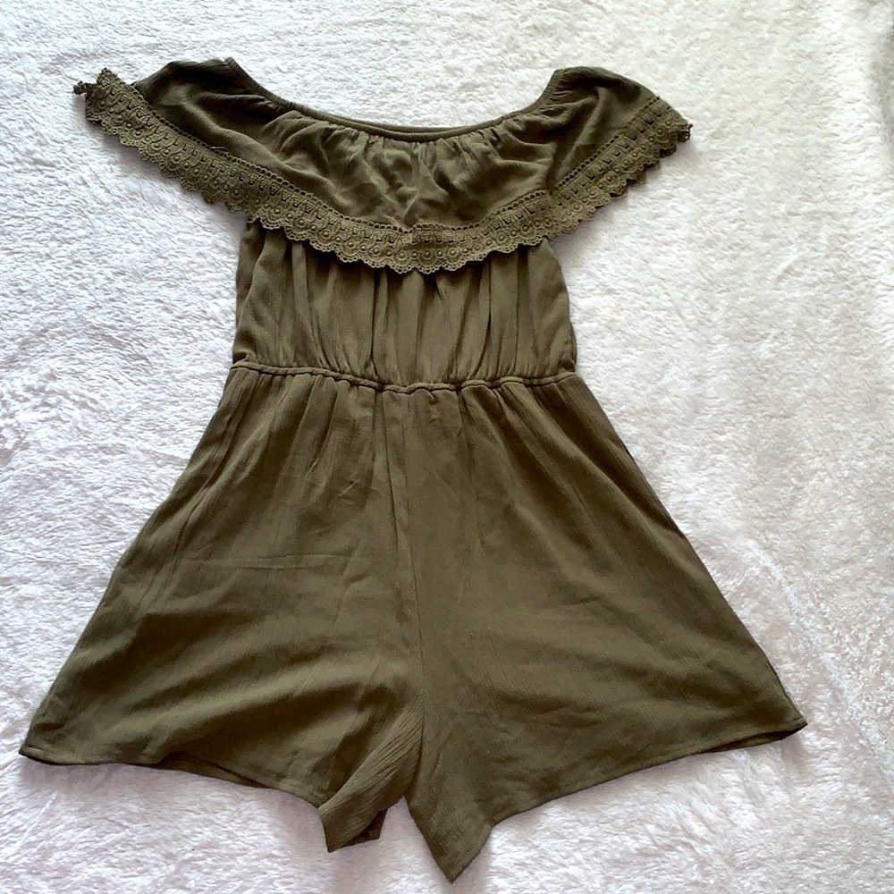 Army green Romper